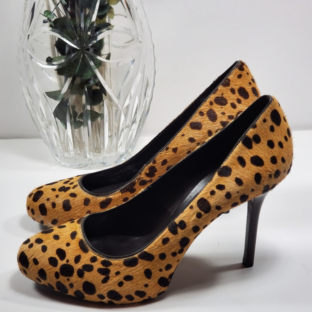 Tory Burch Marianne Leopard Pumps Women's SZ 9